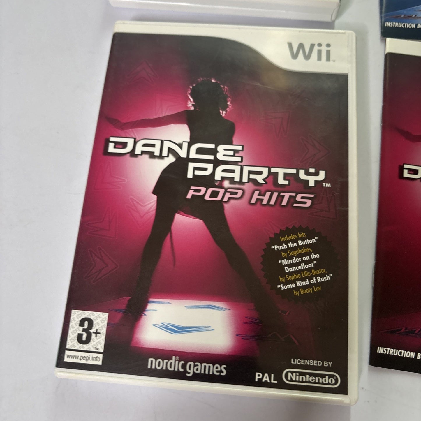 Dance Party Club Hits / Pop Hits Nintendo Wii PAL Manual