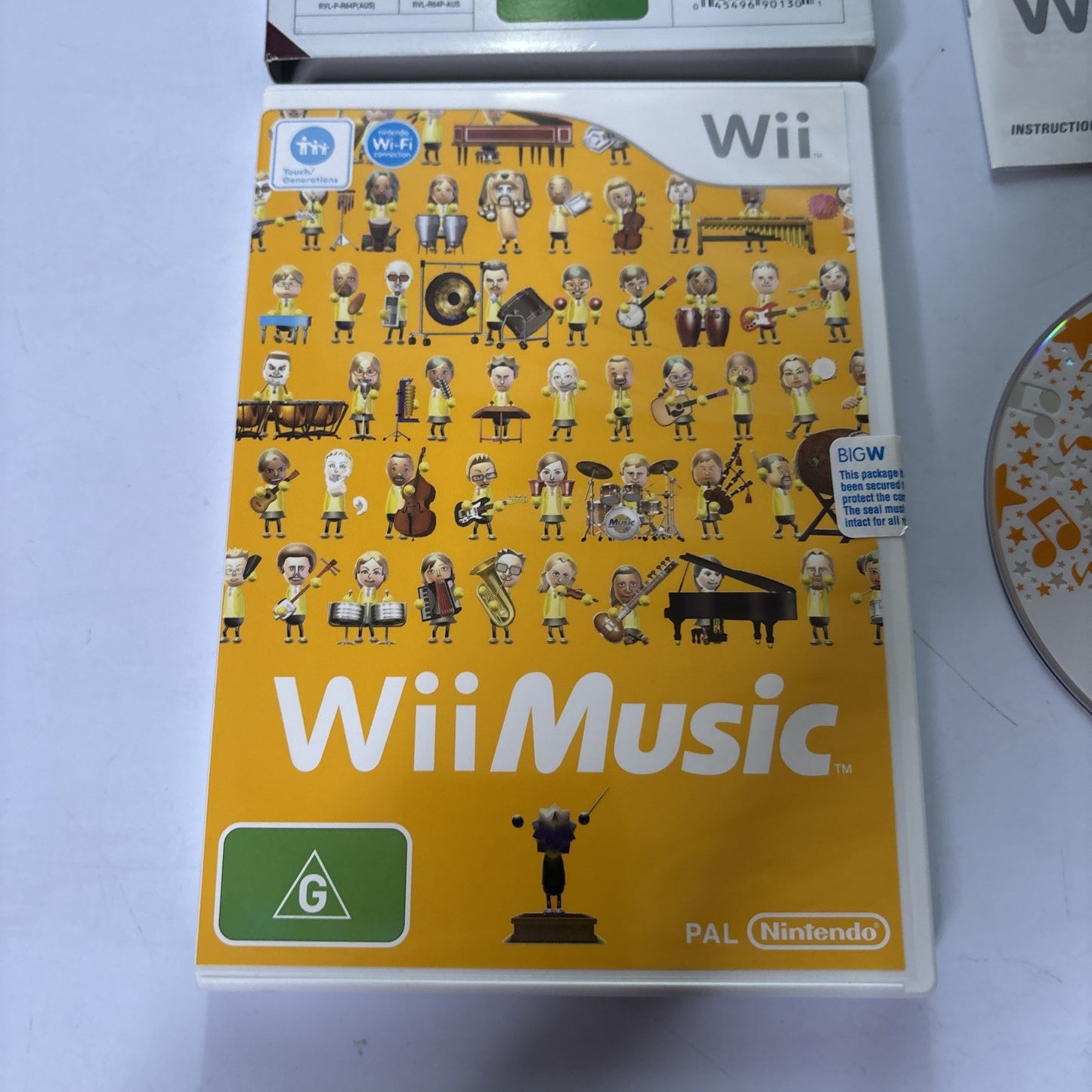 Wii Music Nintendo Wii 2008 Game PAL Complete With Manual