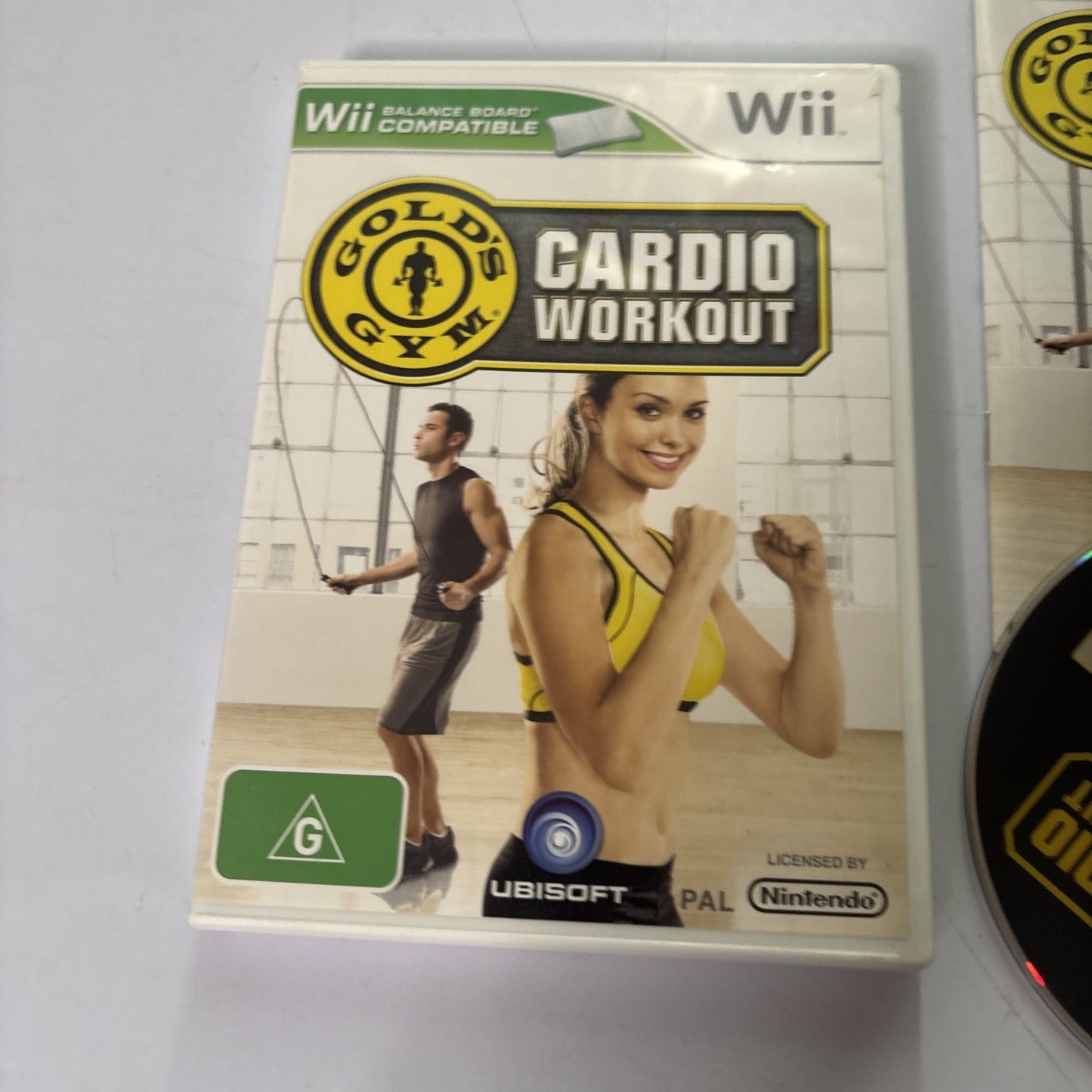 Golds' Gym Cardio Workouts Nintendo Wii Manual PAL