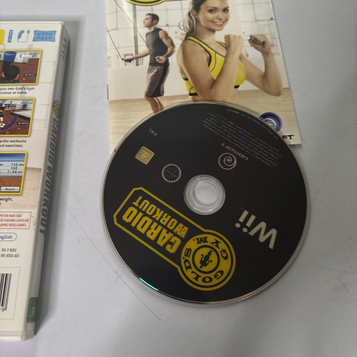 Golds' Gym Cardio Workouts Nintendo Wii Manual PAL