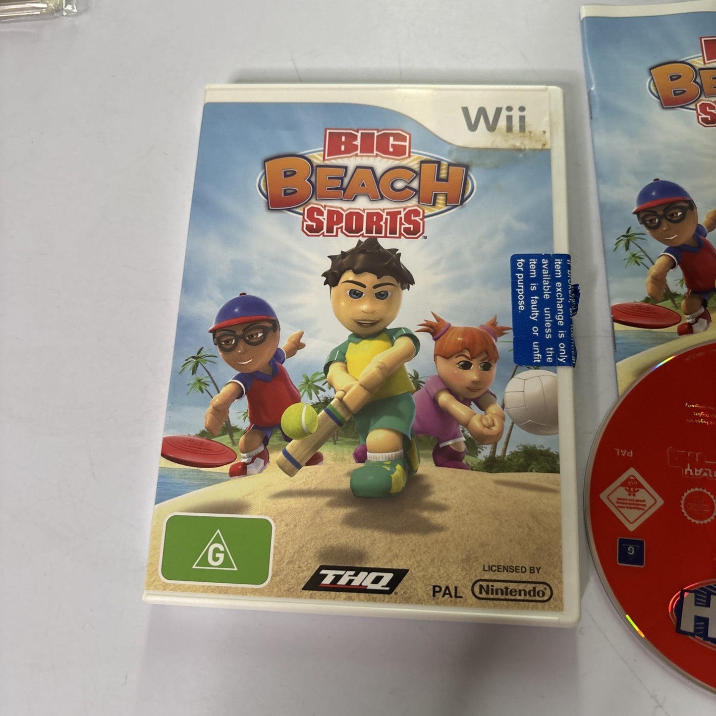 Big Beach Sports - Nintendo Wii Game W/ Manual - PAL