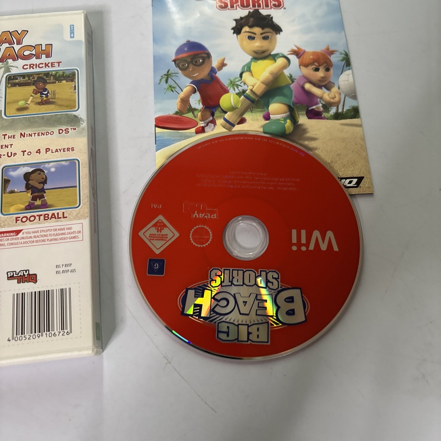 Big Beach Sports - Nintendo Wii Game W/ Manual - PAL