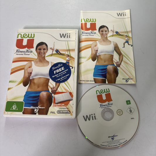 New U Fitness First Personal Trainer Nintendo Wii PAL Complete With Manual