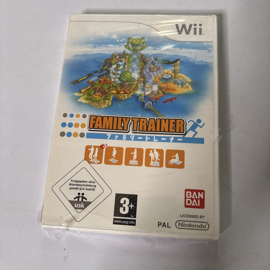 Family Trainer Nintendo Wii PAL *New Sealed*