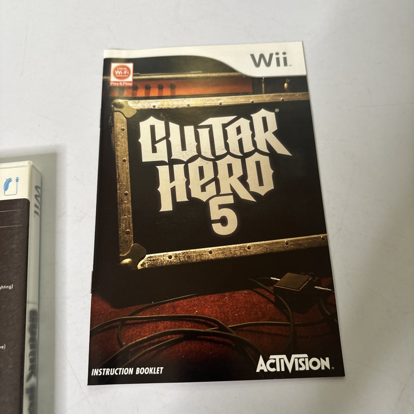 Guitar Hero 5 Nintendo Wii Manual PAL