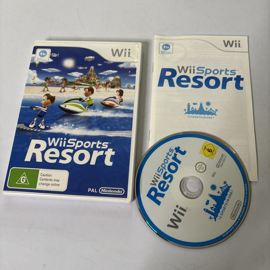 Wii Sports Resort Nintendo Wii Manual PAL