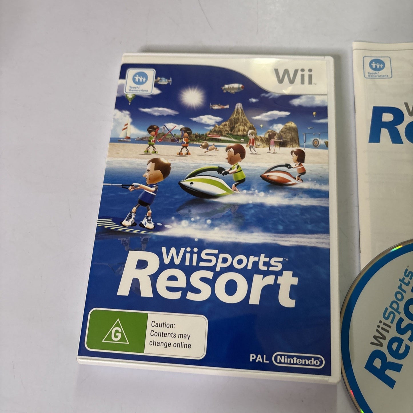 Wii Sports Resort Nintendo Wii Manual PAL