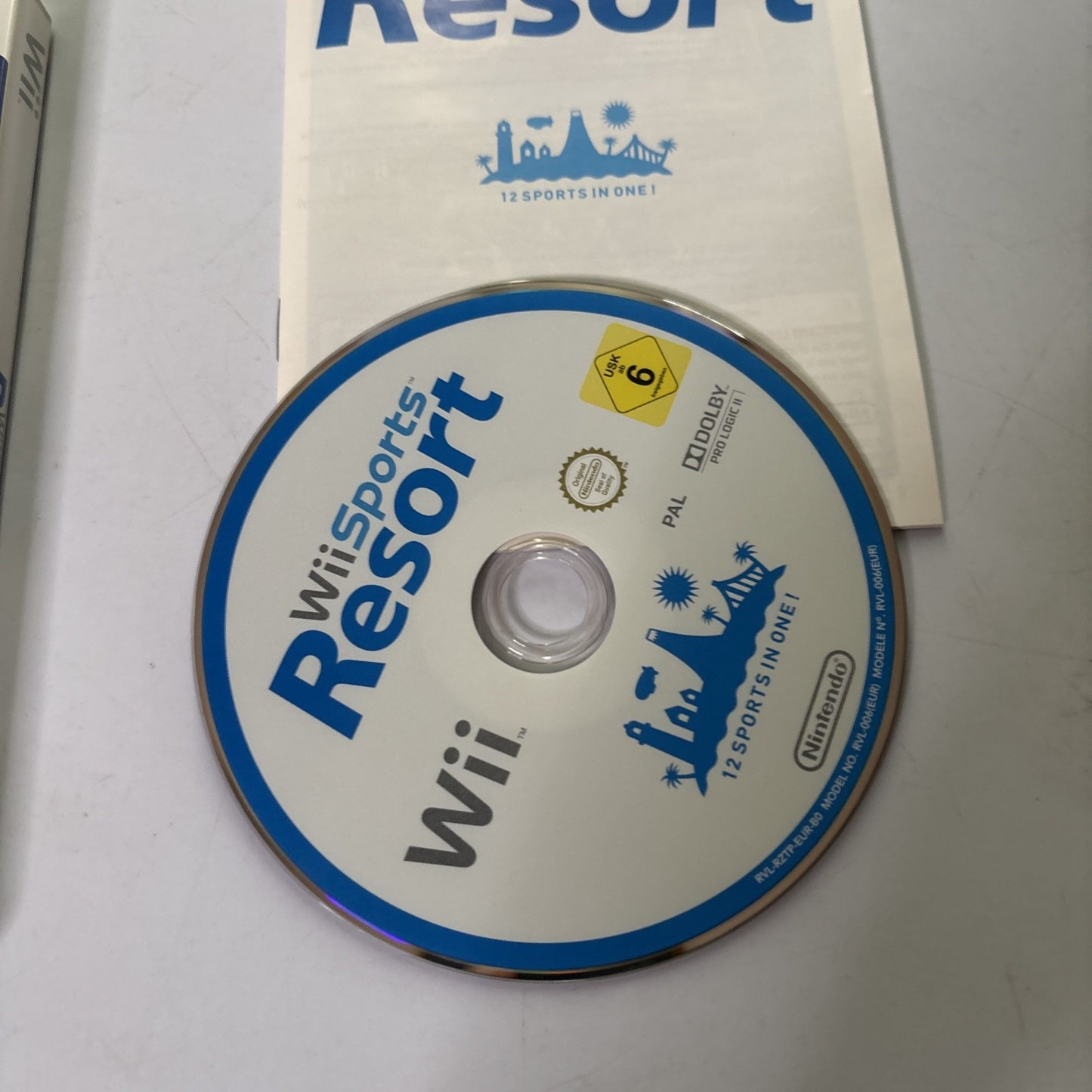 Wii Sports Resort Nintendo Wii Manual PAL
