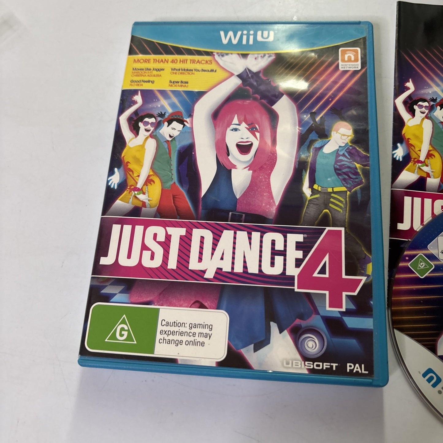 Just Dance 4 - Nintendo Wii U Game - Complete With Manual PAL