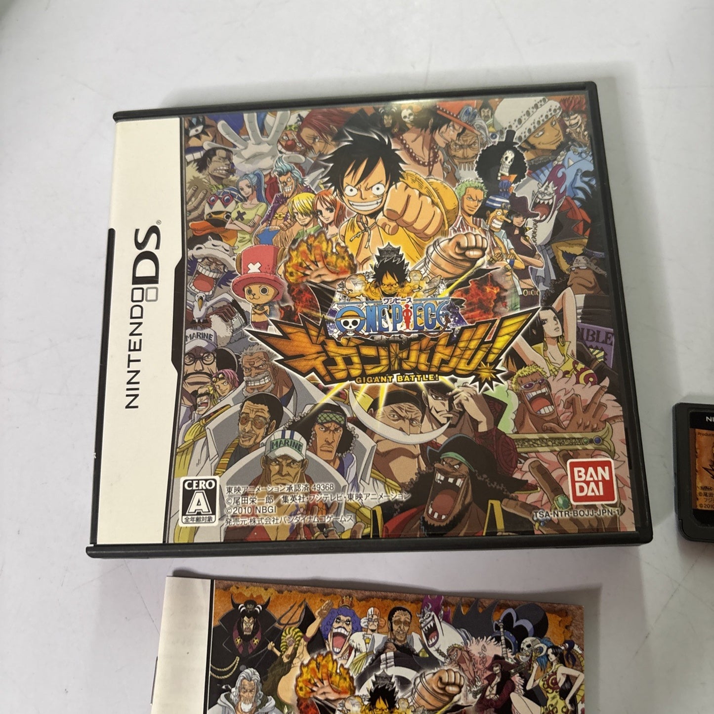 One Piece Gigant Battle Nintendo DS JAPAN Game NDS Complete