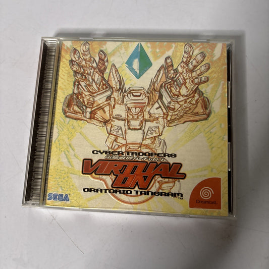 Cyber Troopers Virtual-On Oratorio Tangram DC Sega Dreamcast NTSC-J JAPAN Game