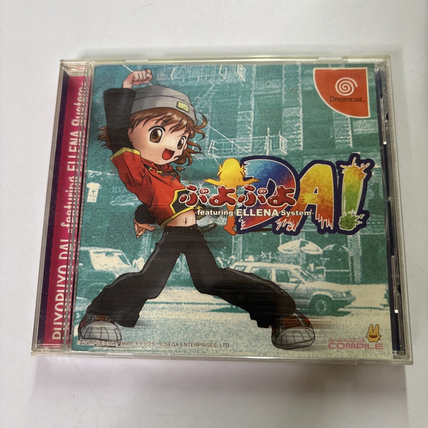 Puyo Puyo Da! Featuring Ellena System DC Sega Dreamcast NTSC-J JAPAN Music Game