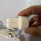 Genuine Apple USB Power Charger Adapter 5W A1402 With Lightning USB Cable