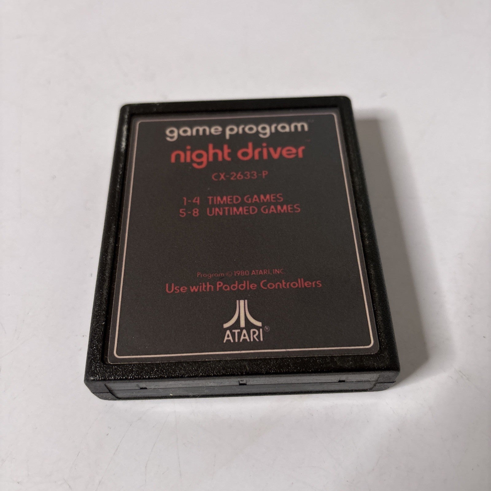 NIGHT DRIVER en boite et notice Atari 2600 arcade game