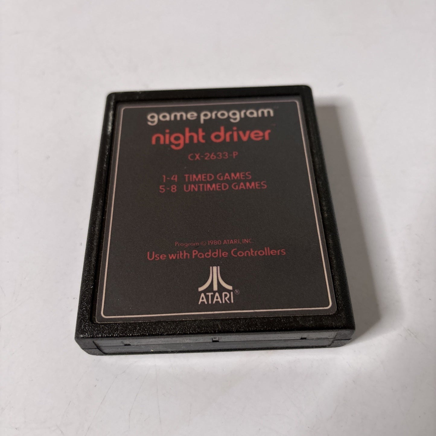 Night Driver Atari 2600 PAL Racing Game CX-2633-P