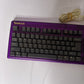 Genuine Yahoo Purple Keyboard PS/2 Port Model 5301 Vintage Retro