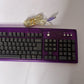 Genuine Yahoo Purple Keyboard PS/2 Port Model 5301 Vintage Retro