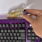 Genuine Yahoo Purple Keyboard PS/2 Port Model 5301 Vintage Retro
