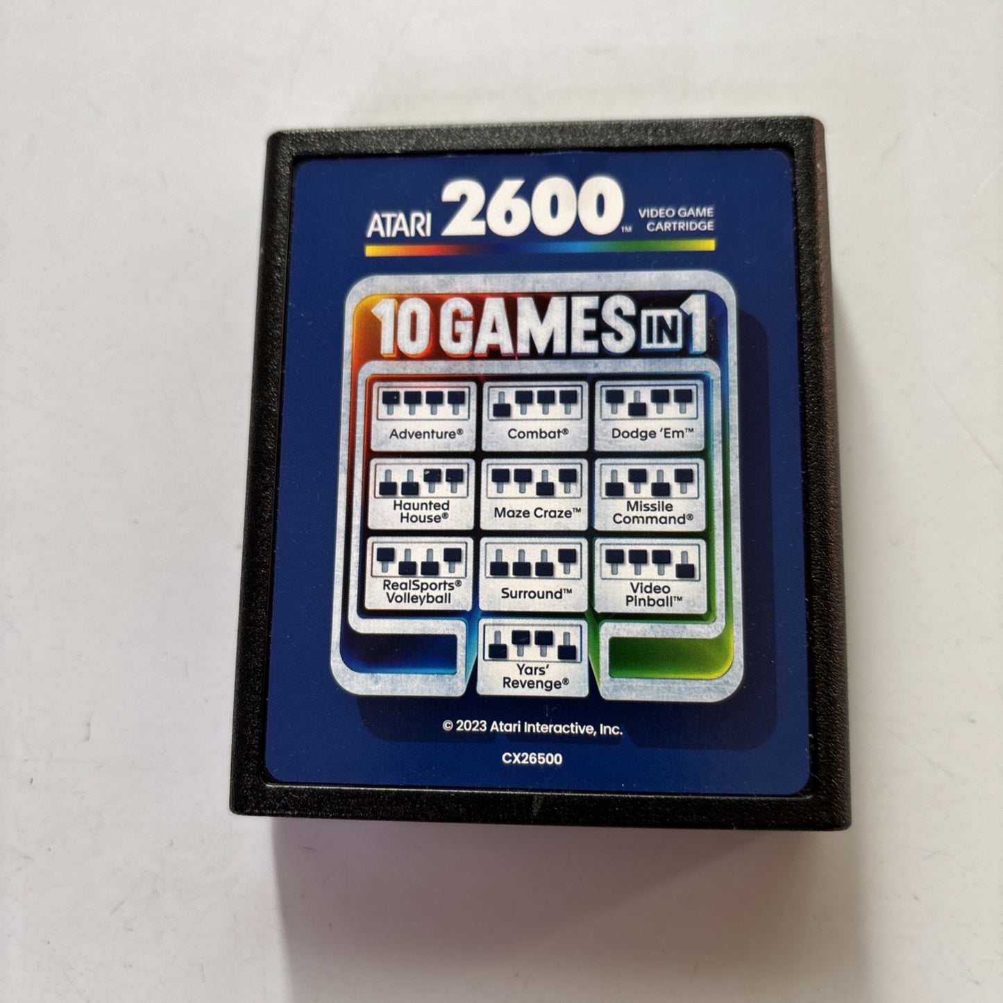 10 Games In 1 PAL Atari 2600 CX26500 Release 2023