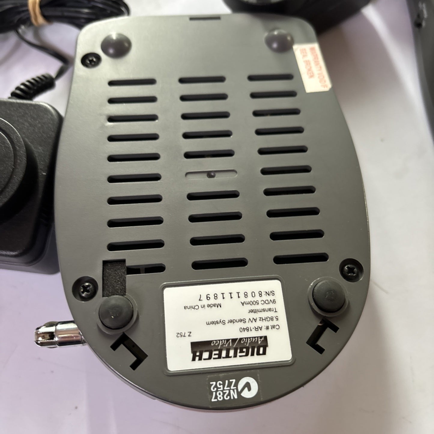 Digitech Audio Video 5.8ghz AV Transmitter RCA Composite AR-1840