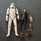 6x Star Wars Genuine Action Figures: Storm Trooper, Kylo Ren, Gree, Dooku, AT-RT
