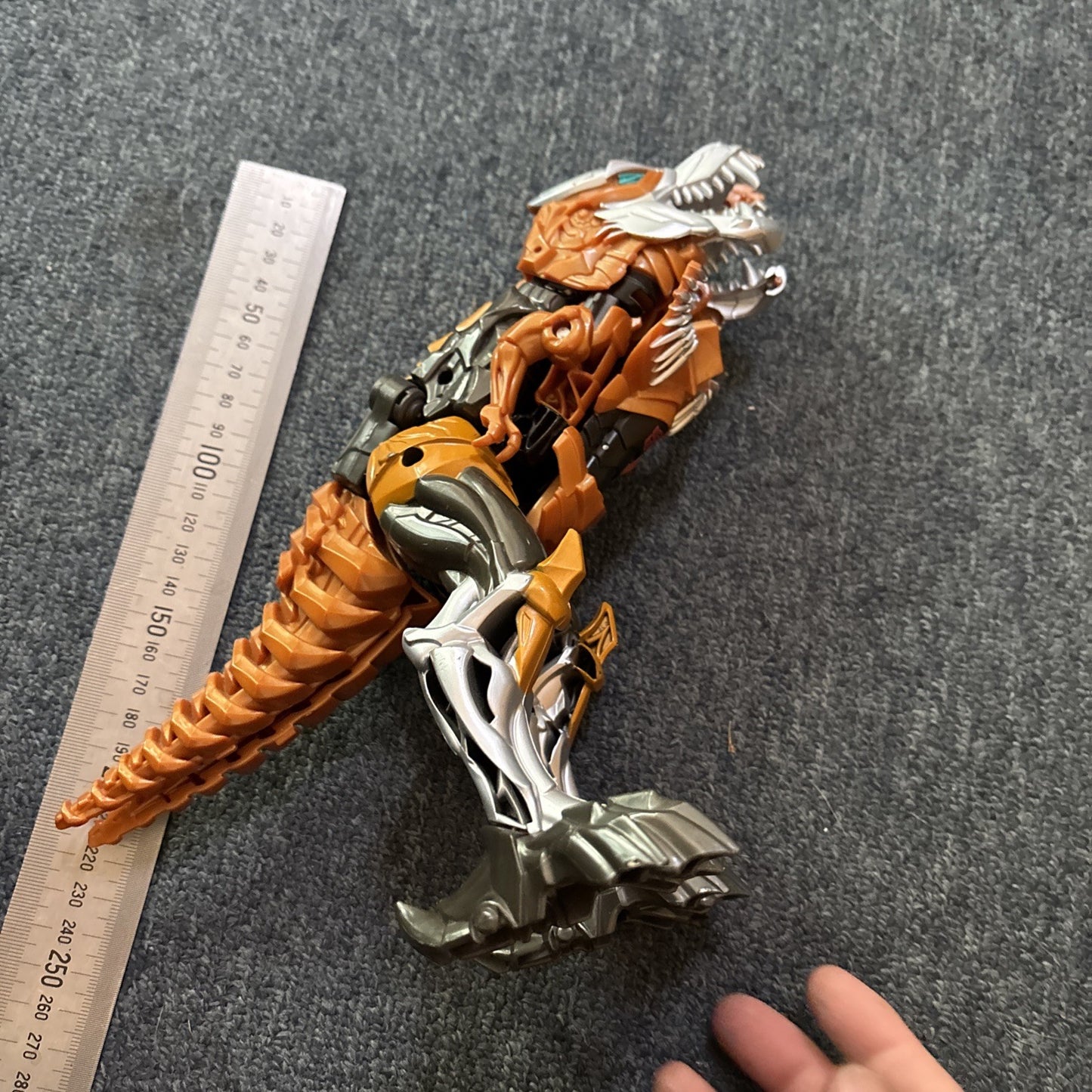 3x Transformers Genuine Action Figures Grimlock, Undermine  & Keyring