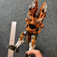 3x Transformers Genuine Action Figures Grimlock, Undermine  & Keyring