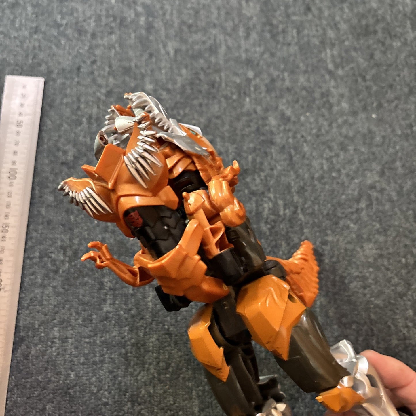 3x Transformers Genuine Action Figures Grimlock, Undermine  & Keyring