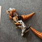 3x Transformers Genuine Action Figures Grimlock, Undermine  & Keyring