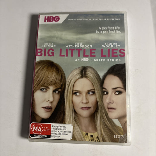 Big Little Lies : Season 1 (DVD, 2017) Nicole Kidman Region 4  NEW