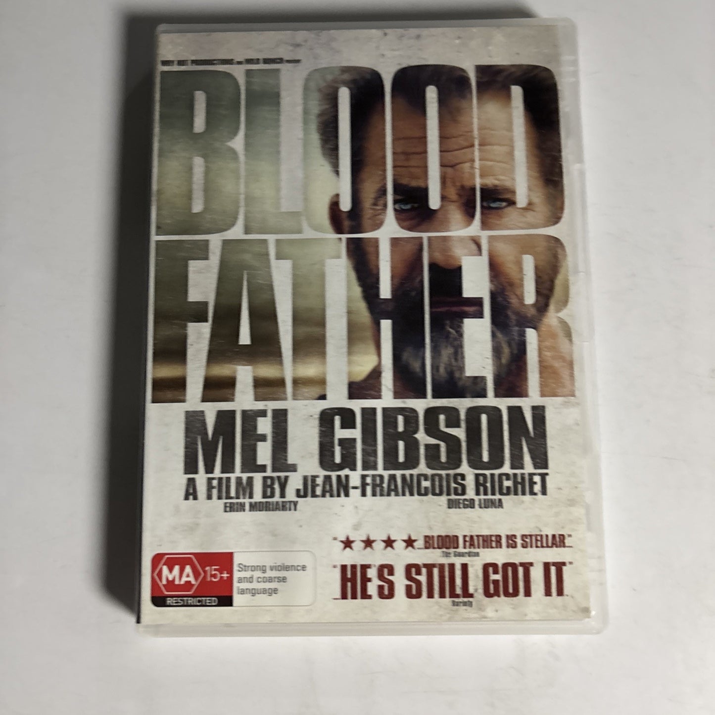 Blood Father (DVD, 2016) Mel Gibson Region 4 NEW