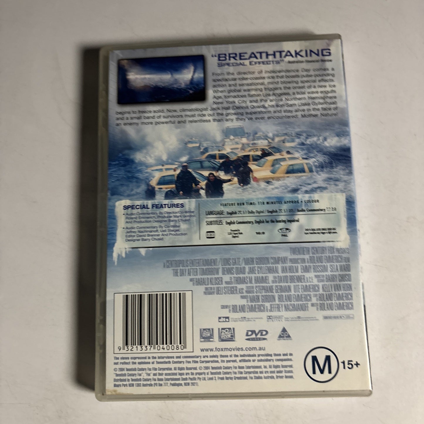 The Day After Tomorrow (DVD, 2004) Dennis Quaid, Jake Gyllenhaal Region 4