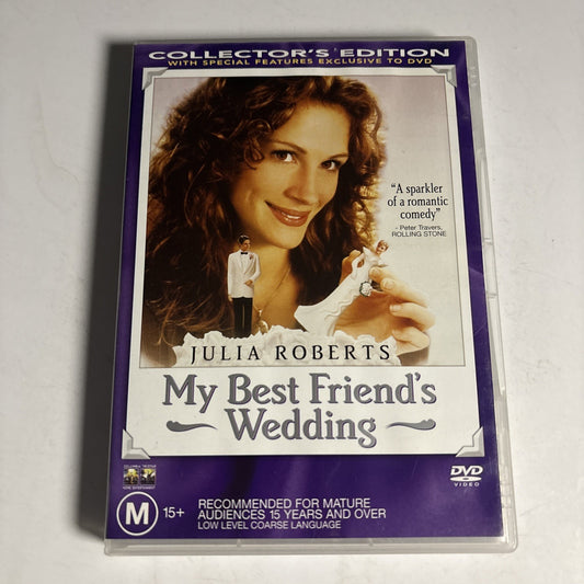 My Best Friend's Wedding (DVD, 1997) Julia Roberts Region 4