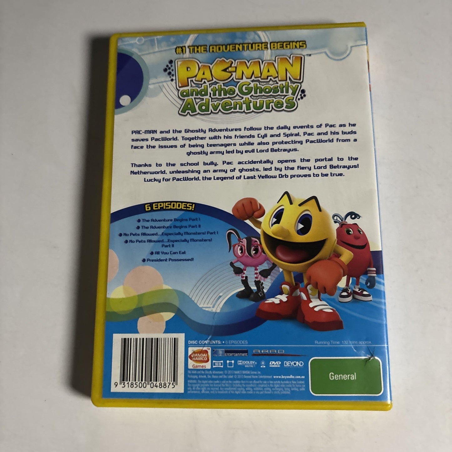 PAC-MAN and the Ghostly Adventures : The Adventure Begins (DVD, 2013) Region 4