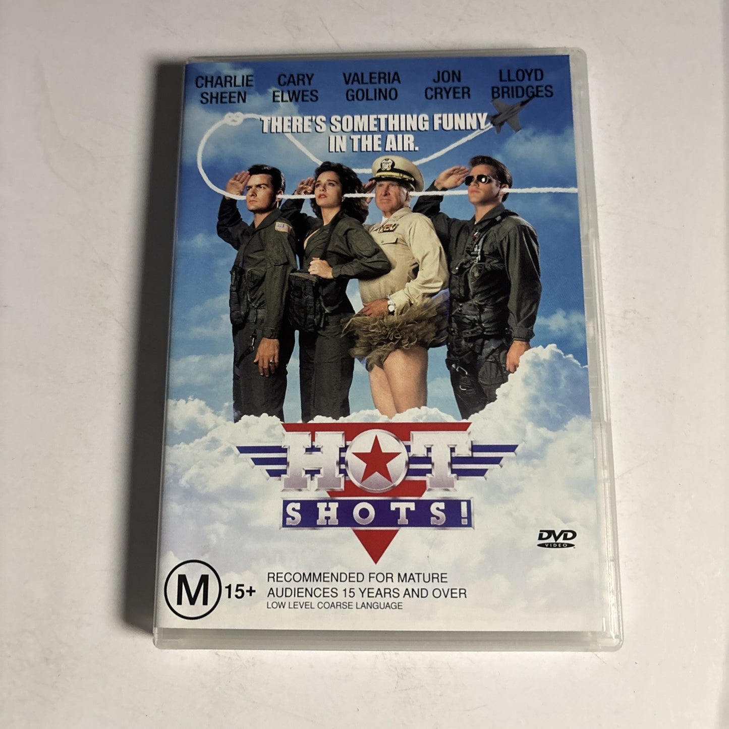 Hot Shots! (DVD, 1991) Charlie Sheen, Cary Elwes, Jon Cryer Region 4 NEW