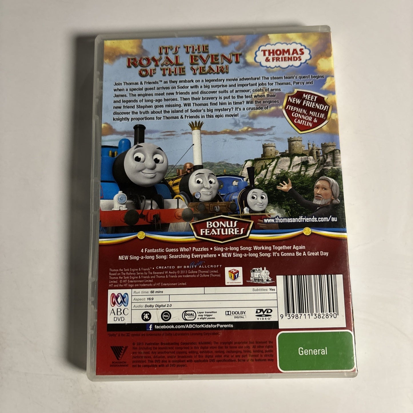 Thomas & Friends : King of the Railway (DVD, 2012) Region 4