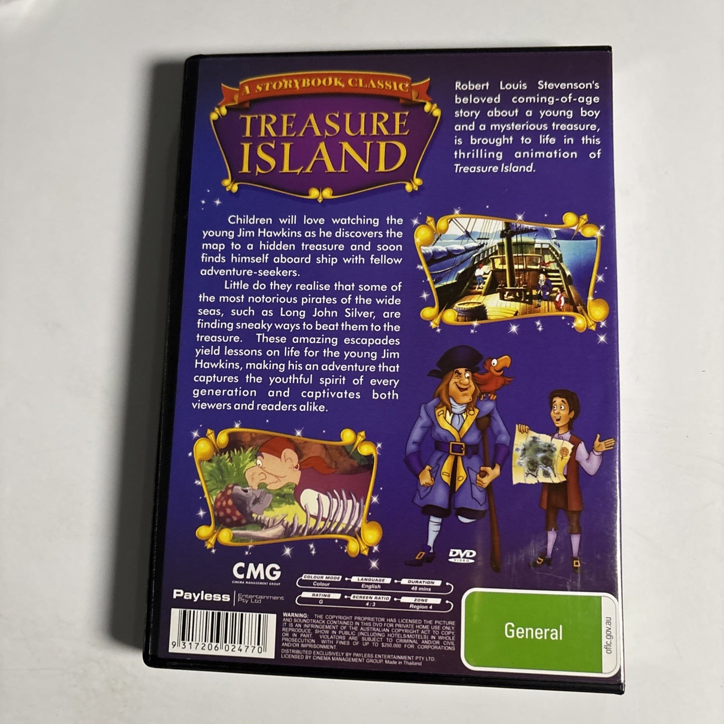 Treasure Island (DVD, 1987) Ross Higgins Todd Boyce Paul Johnstone NEW