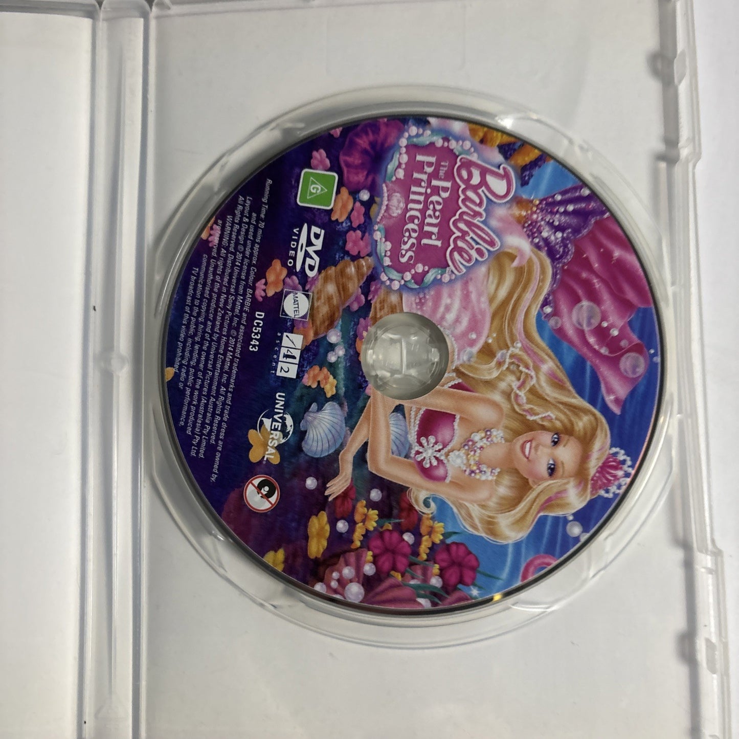 Barbie: The Pearl Princess (DVD, 2013) Region 4 &2