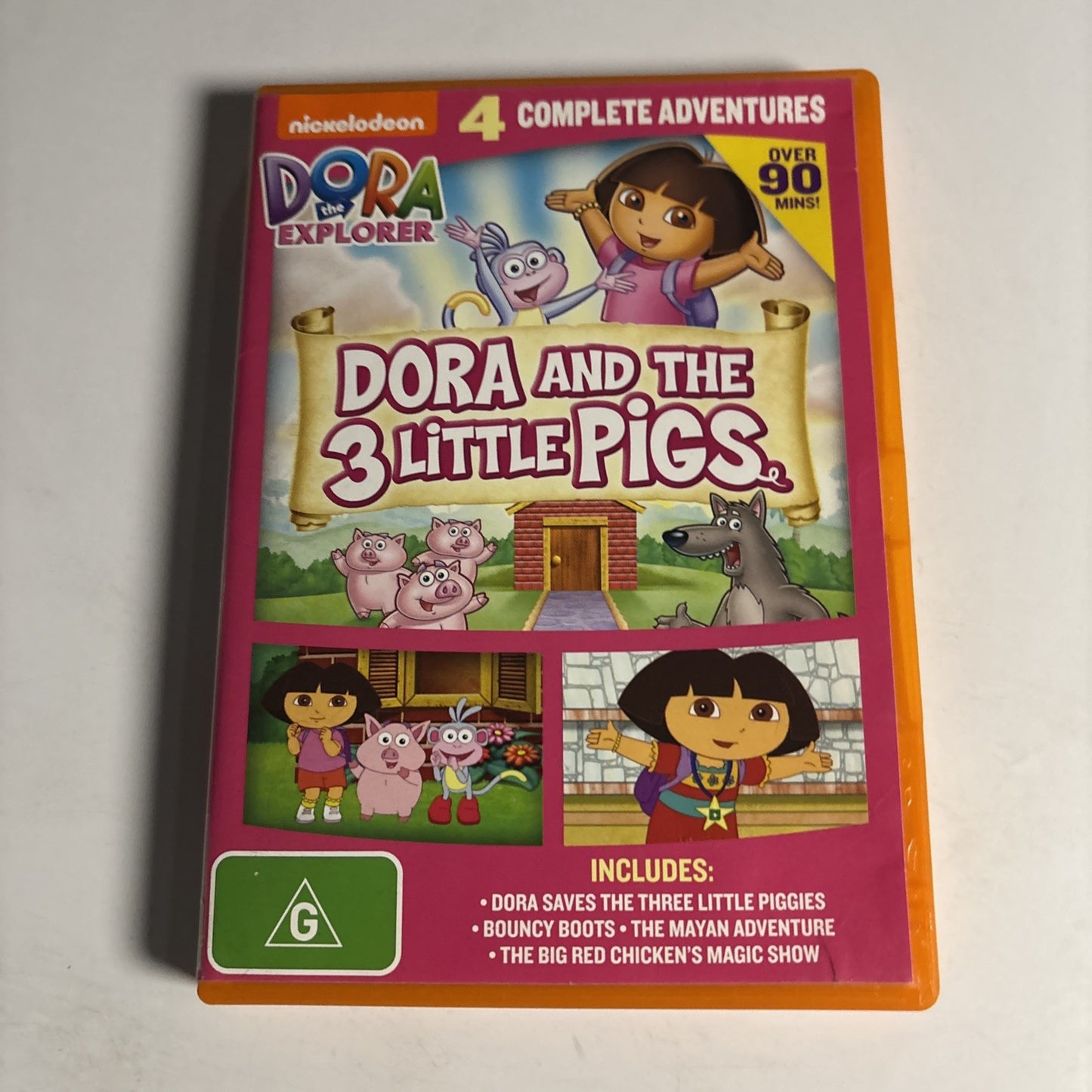 Dora The Explorer And The 3 Little Pigs (DVD, 2014) Animation Region 4
