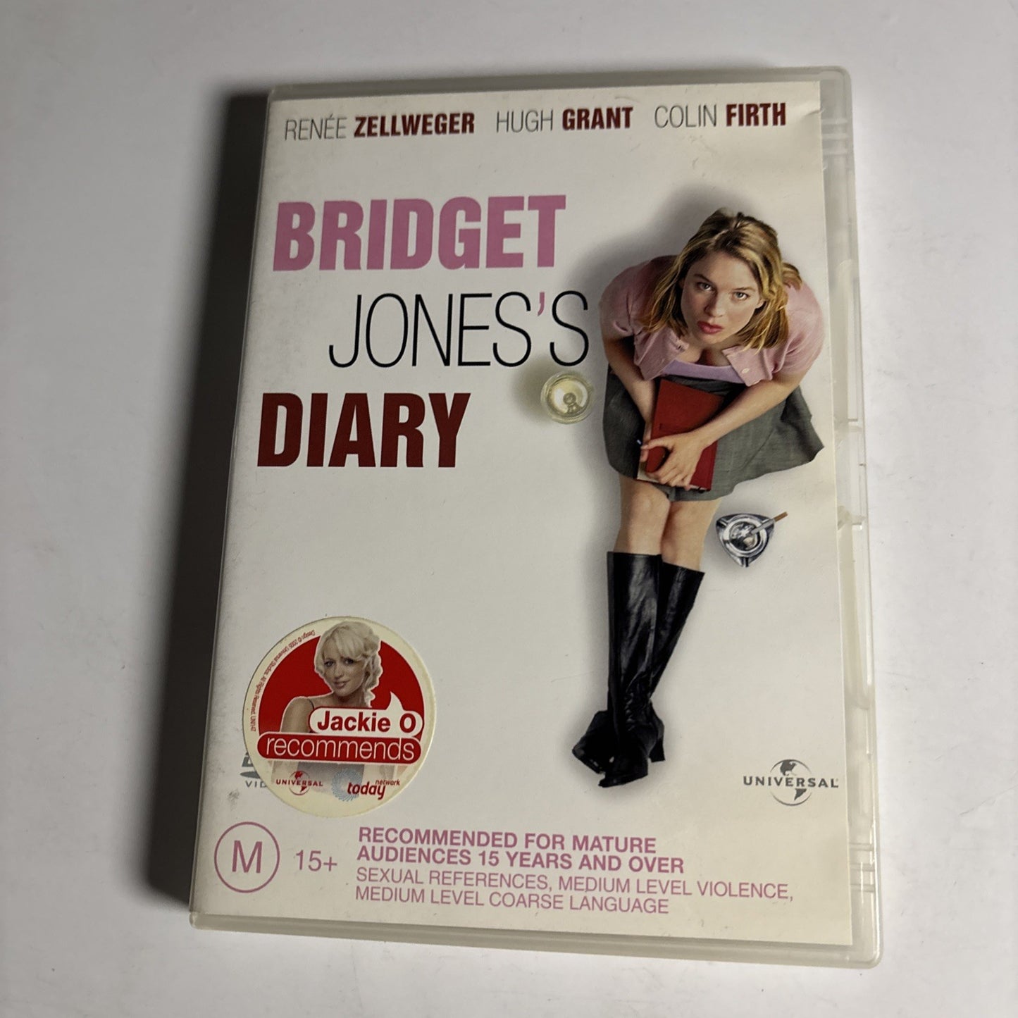 Bridget Jones's Diary (DVD, 2001) Renee Zellweger, Hugh Grant Region 4 &2