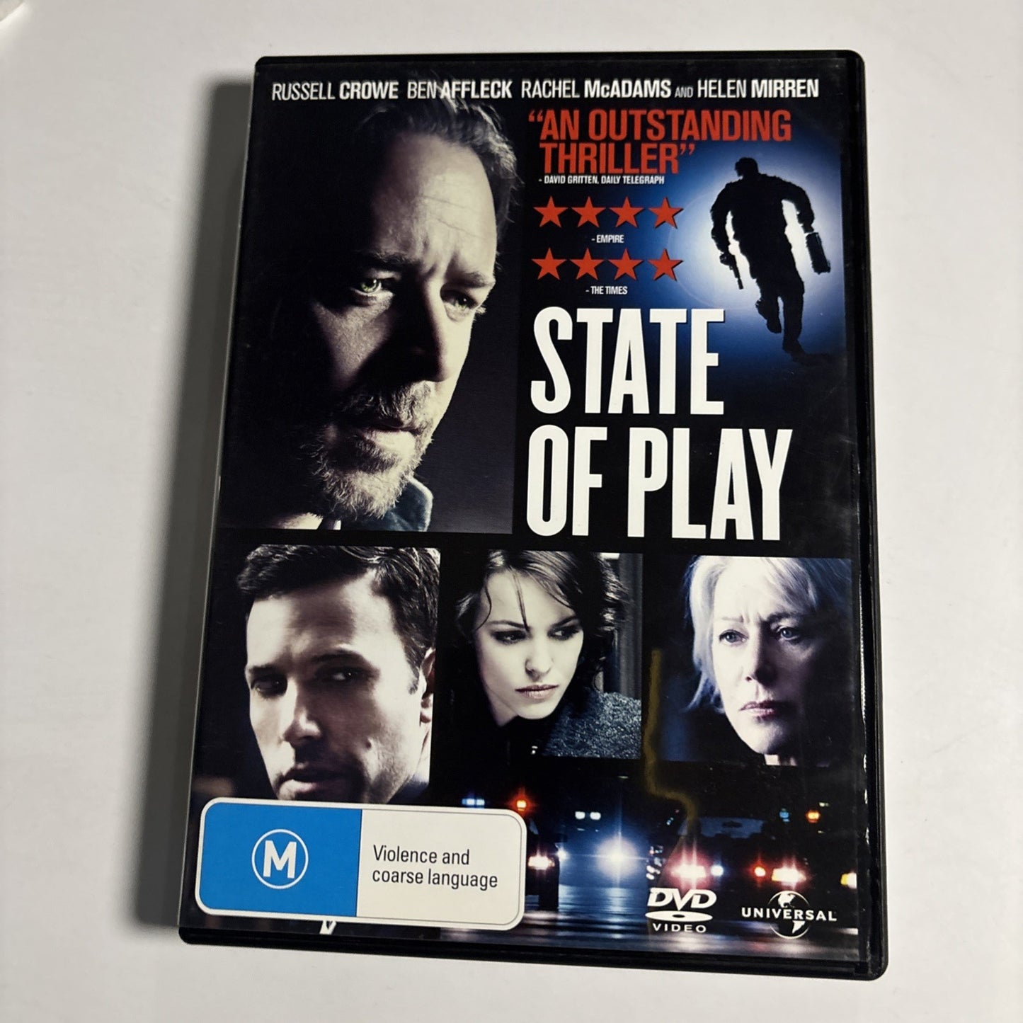 State Of Play (DVD, 2009) Russell Crowe, Ben Affleck Region 4 &2