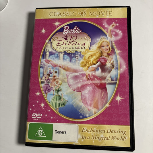 Barbie 12 Dancing Princesses (DVD, 2006) Animation Region 4 &2