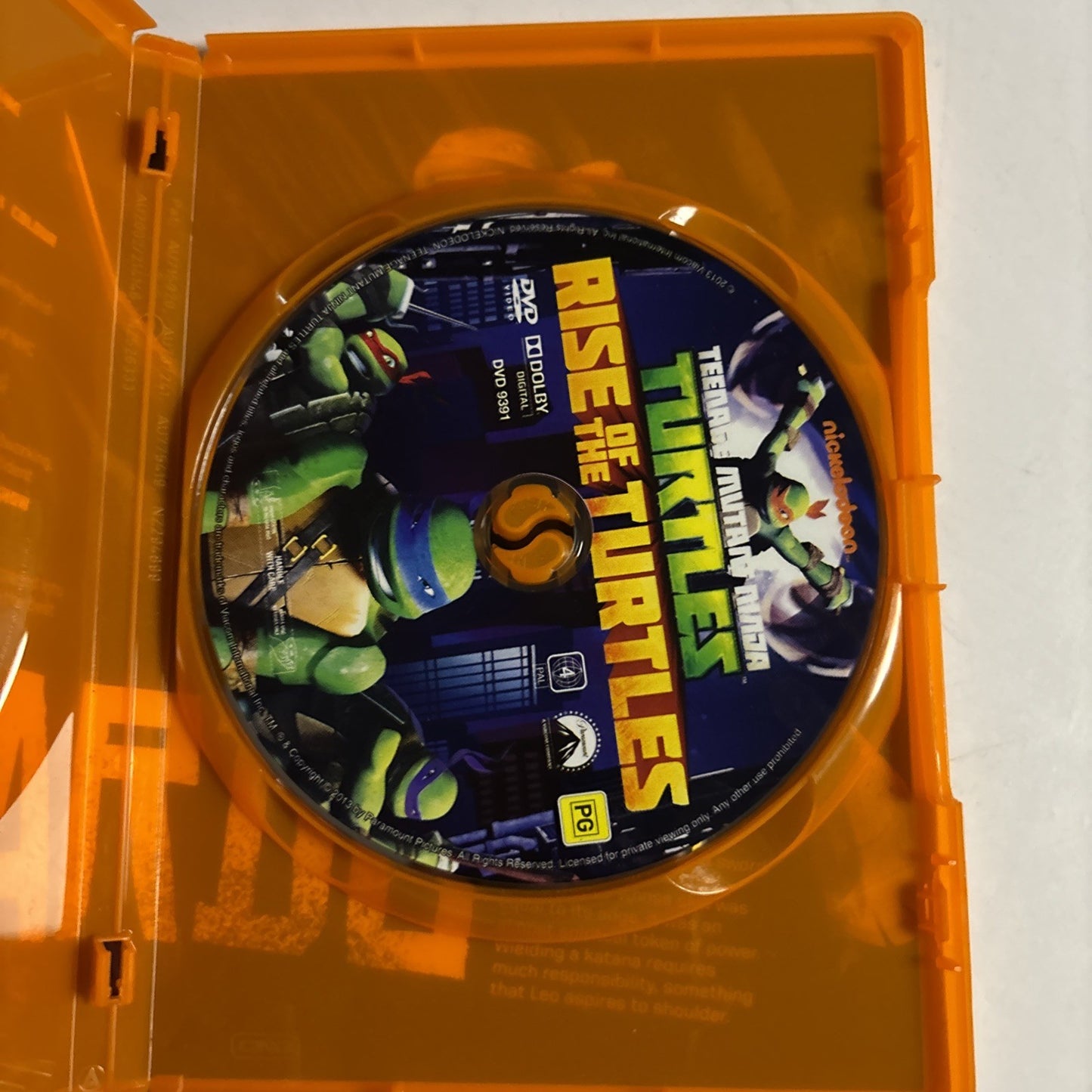Teenage Mutant Ninja Turtles : Rise of the Turtles (DVD, 2012) Region 4