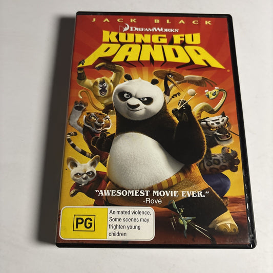 Kung Fu Panda (DVD, 2008) Jack Black Animation Region 4