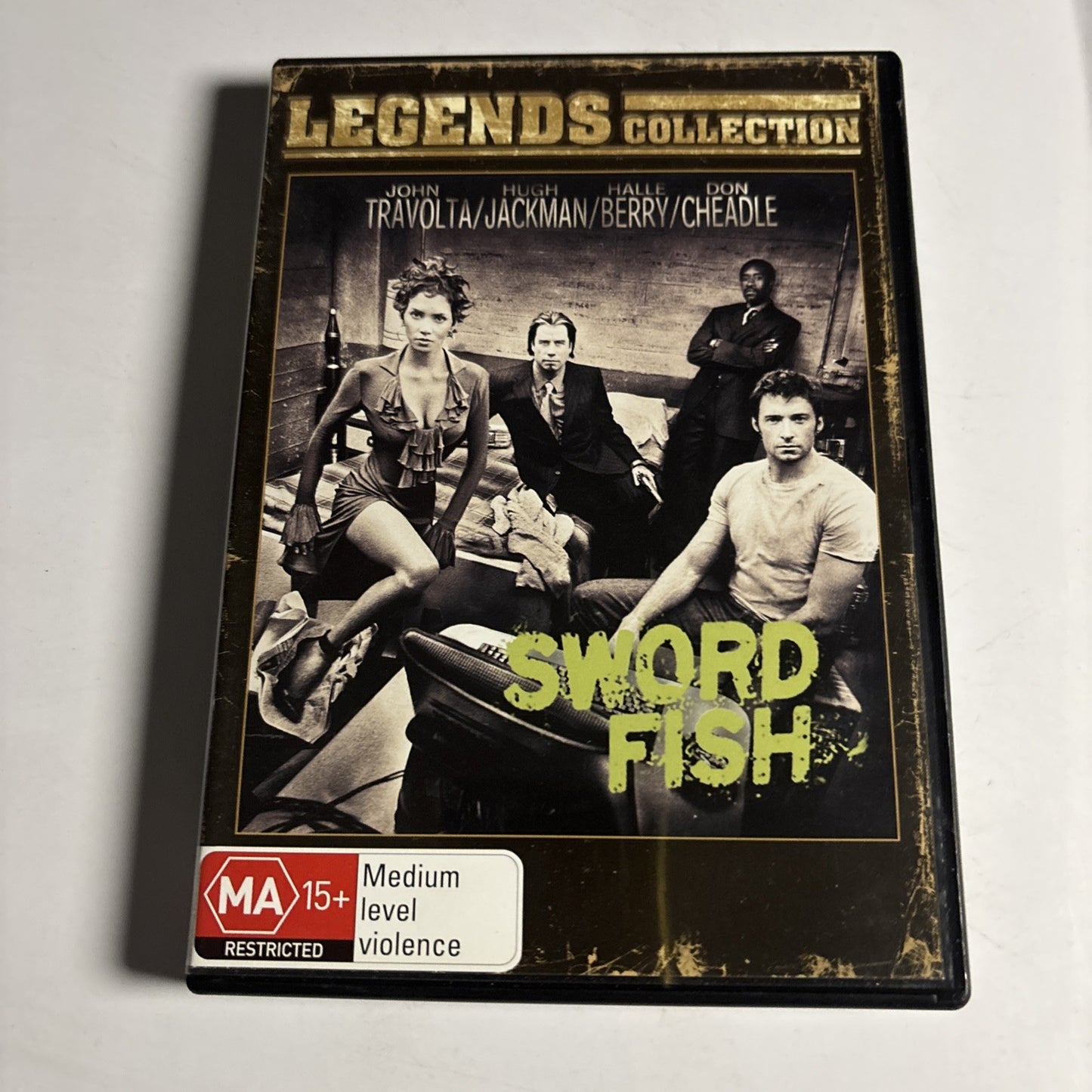 Swordfish (DVD, 2001) John Travolta, High Jackman, Halle Berry Region 4