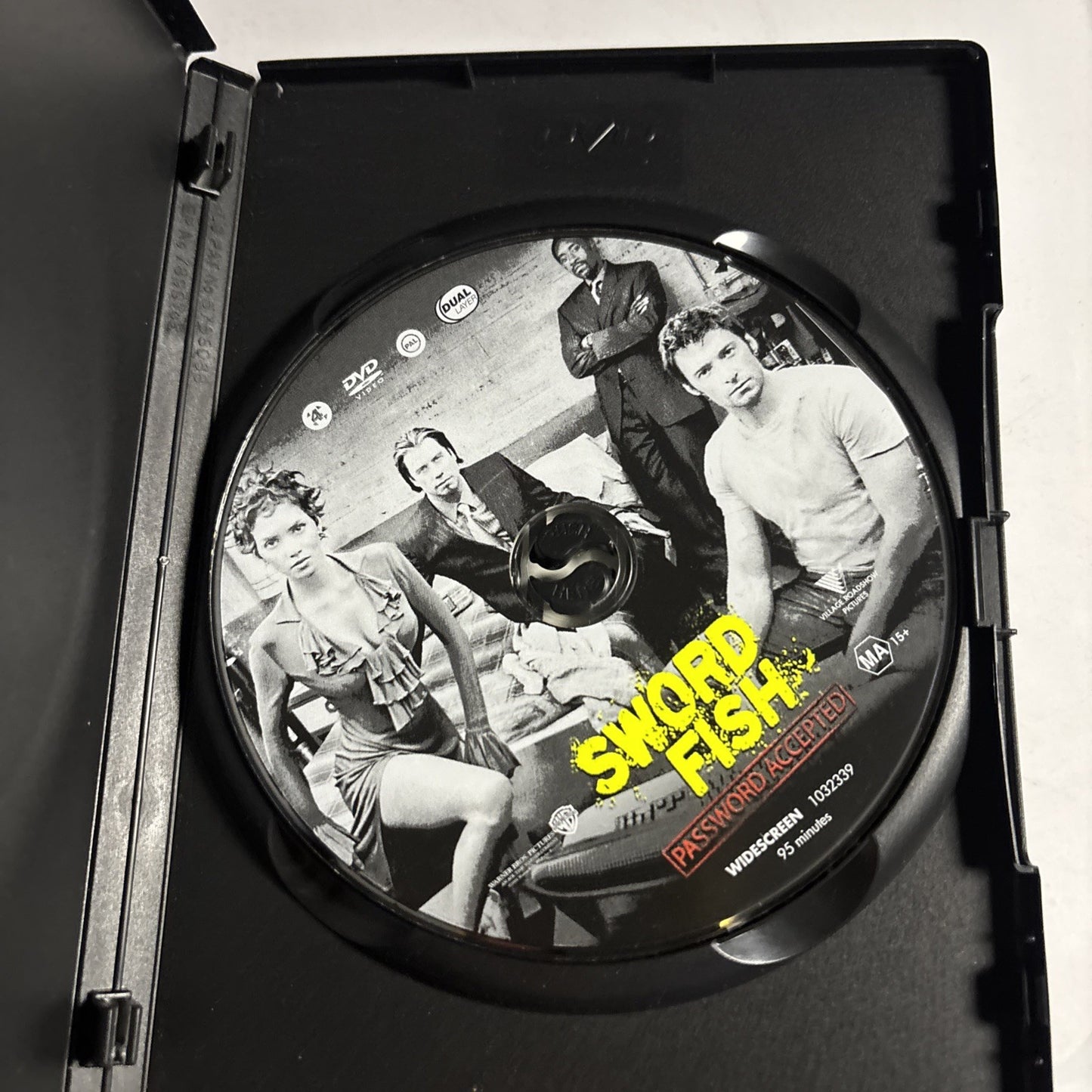 Swordfish (DVD, 2001) John Travolta, High Jackman, Halle Berry Region 4