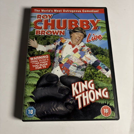 Roy Chubby Brown Live King Thong (DVD, 2005) Region 4 &2