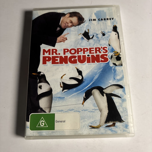 Mr. Popper's Penguins (DVD, 2011) Jim Carrey Region 4