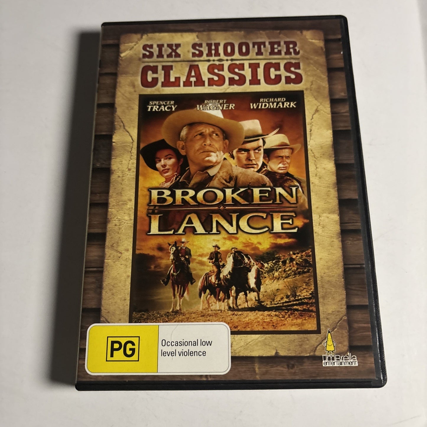 Broken Lance (DVD, 1954) Spencer Tracy, Robert Wagner Region 4