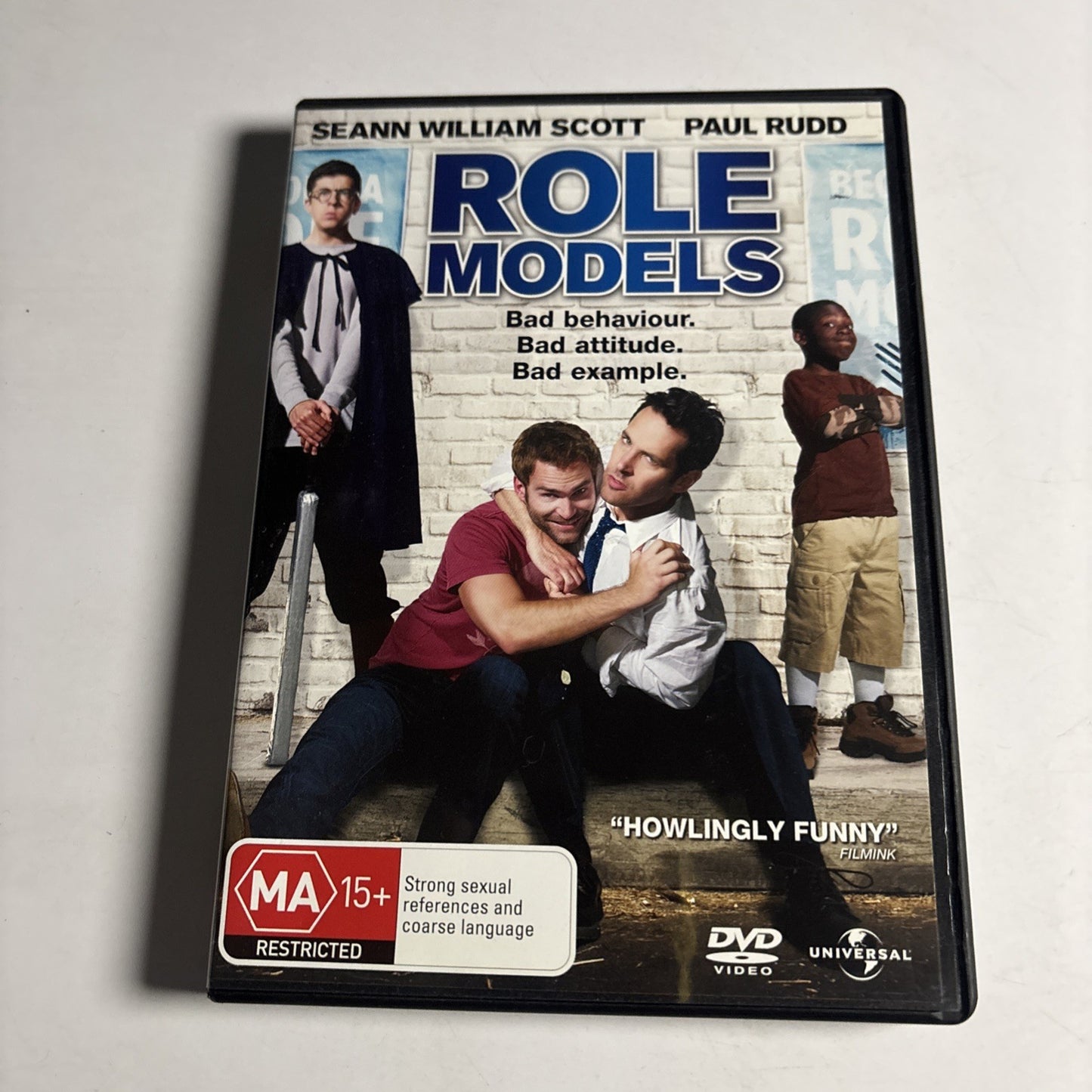 Role Models (DVD, 2008) Sean William Scott, Paul Rudd Region 4 &2 NEW